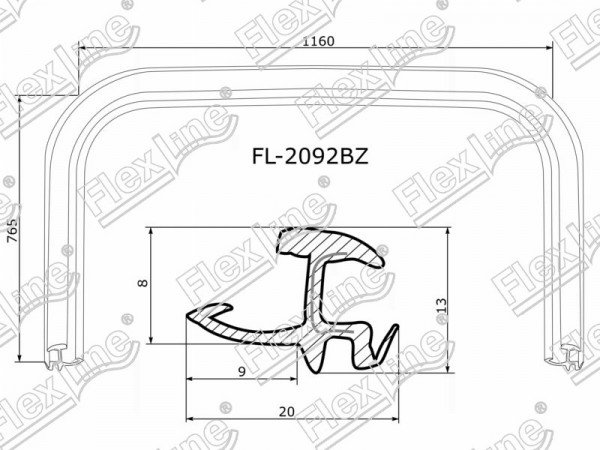 Молдинг лобового стекла BMW E46 98-05