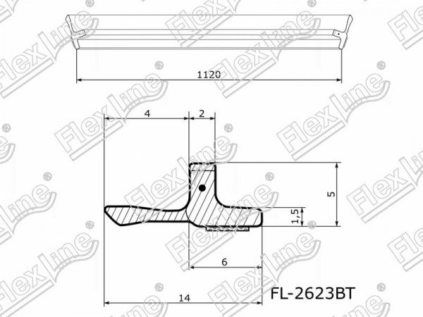 Молдинг лобового стекла LEXUS IS250 /350 05-13