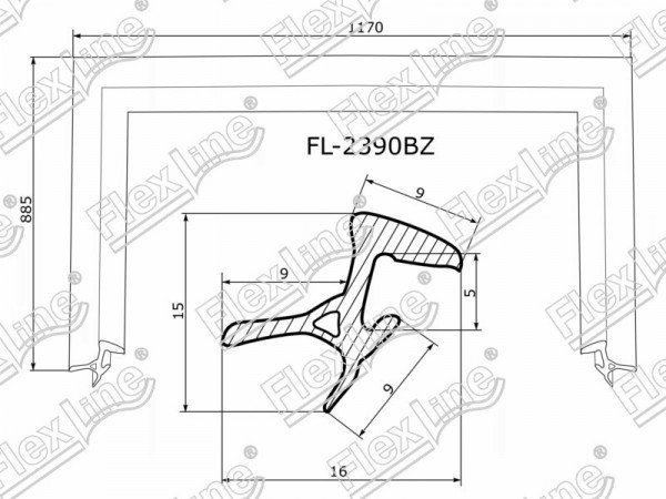 Молдинг лобового стекла TOYOTA HARRIER /LEXUS RX330 03-08