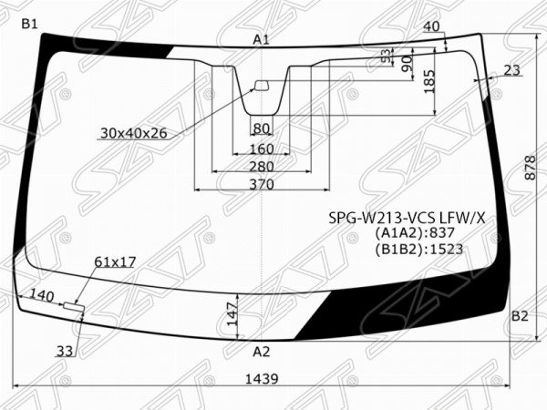 Стекло лобовое + дд MERCEDES-BENZ E-CLASS W213 16-