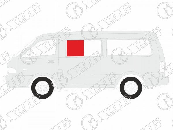 Стекло кузова переднее левое N1 MERCEDES-BENZ MB140 VAN /SSANGYONG ISTANA VAN 95-