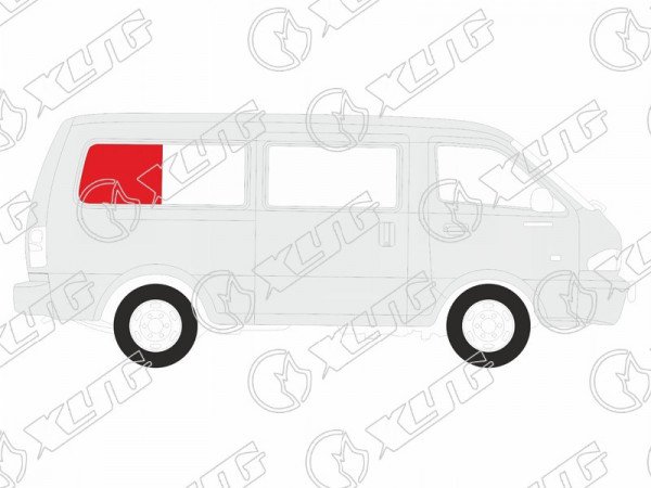 Стекло кузова среднее правое N4 MERCEDES-BENZ MB140 VAN /SSANGYONG ISTANA VAN 95-