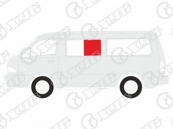 Стекло кузова переднее левое N2 MITSUBISHI DELICA VAN 86-94