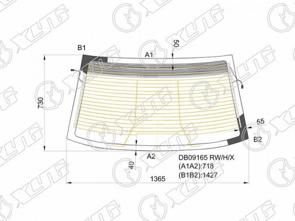 Стекло заднее с обогревом BUICK PARK AVENUE 4D SED 97-00