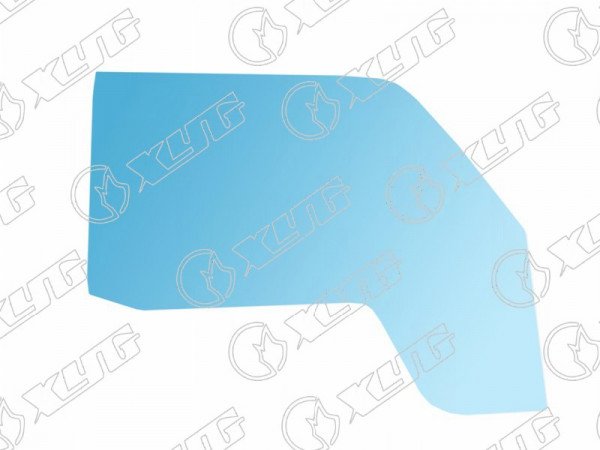 Стекло боковое опускное (Спереди / Справа / Цвет зеленый) Toyota Dyna 84-95  / Hiace Truck 85-89
