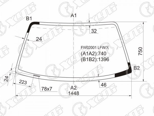 Стекло лобовое TOYOTA RAV4 SXA1# 3 /5D 94-00
