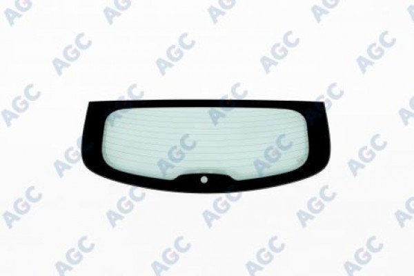 AGC NISSAN QASHQAI ( P32L) 2006- СТЕКЛО ЗАДНЕЕ  ЗЕЛЕНОЕ - SOLAR CONTROL -1 ОТВЕРСТИЕ-ДОПОЛНИТЕЛЬНОЕ ОБОРУДОВАНИЕ