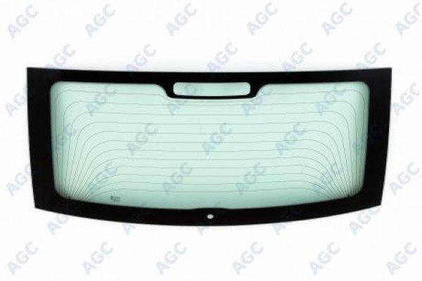 ВАЗ 2192 KALINA NEW CTЕКЛО ЗАДНЕЕ ЗЕЛЕНОЕ OVERTINTED - С ОБОГРЕВОМ