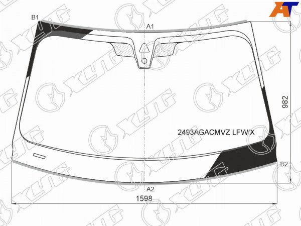 Стекло лобовое +дд +камера BMW X7 (G07) 19-