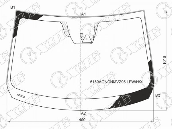 Стекло лобовое с обогревом щеток + дд + камера MAZDA 6 4 /5D 18-