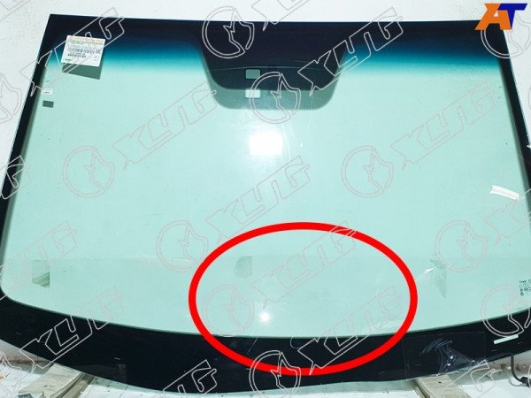 Стекло лобовое с обогревом щеток + дд KIA PRO CEED 3D HBK 06-12 (уценка на 50%)