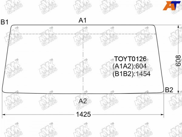 Стекло лобовое в резинку TOYOTA LAND CRUISER PRADO ##J7# 87- выпускается до сих пор