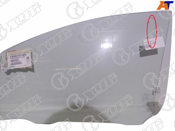 Стекло переднее правое опускное TOYOTA YARIS /VITZ II 5D HBK 05-10 (уценка на 50%)
