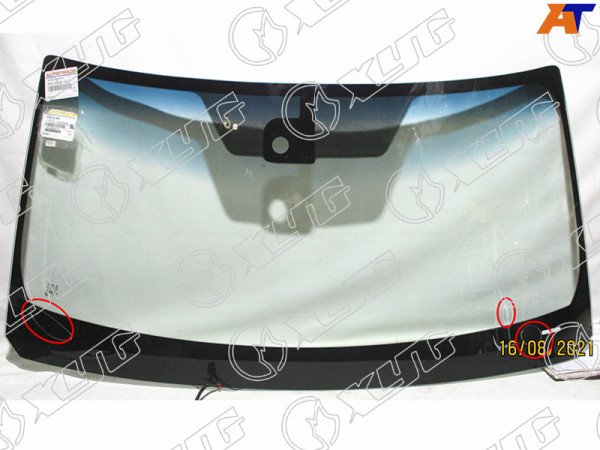 Стекло лобовое с обогревом щеток + дд NISSAN PATROL /INFINITI QX56 /80 10- (уценка на 50%)