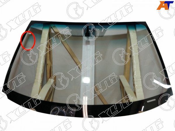 Стекло лобовое с обогревом щеток TOYOTA HIGHLANDER /KLUGER 07-13 (уценка на 50%)