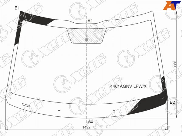 Стекло лобовое Kia Seltos 19-  / KX3 19-23