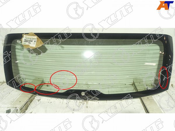 Стекло заднее с обогревом с отв. HYUNDAI I30 5D HBK 07-11 (уценка на 50%)