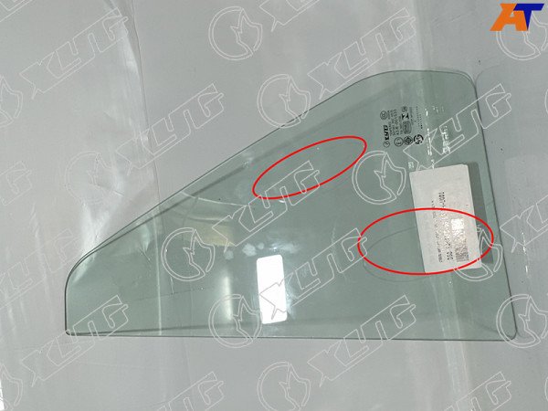 Стекло форточки (уголок) задней левой двери HYUNDAI SANTA FE 06-12 (уценка на 50%)