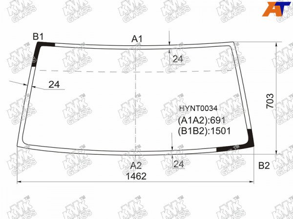 Стекло лобовое  /резинку MITSUBISHI DELICA /L300 86-94 /HYUNDAI PORTER 96-10