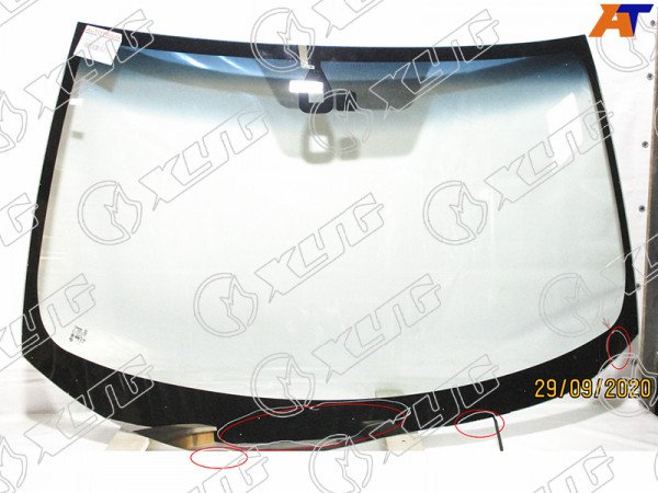 Стекло лобовое с обогревом щеток + дд MITSUBISHI OUTLANDER XL CW#W 05-12 /PEUGEOT 4007 07-12 (уценка на 50%)
