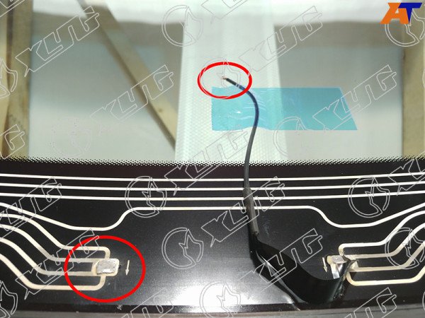 Стекло лобовое с обогревом щеток + дд MERCEDES-BENZ CLS (W218) CPE 11-17 (уценка на 50%)