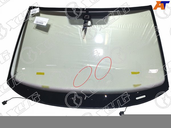 Стекло лобовое атермальное с полным обогревом + дд SKODA YETI 09-15 (Solar-X защита от ультрафиолета (уценка на 50%)