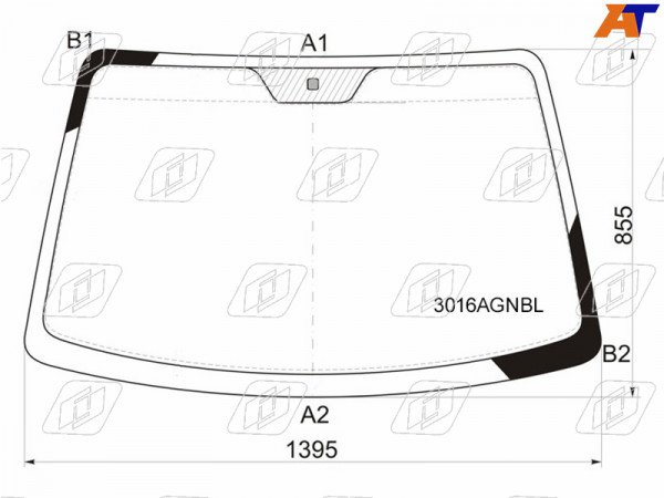Стекло лобовое Chevrolet Lacetti 04-13  / Daewoo Lacetti 04-09