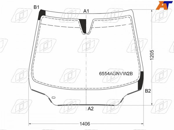 Стекло лобовое (Молдинг) Peugeot 308 07-15  / 408 12-22