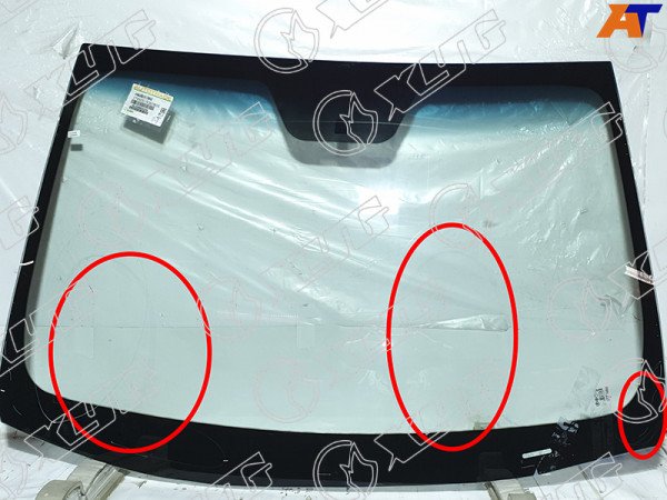 Стекло лобовое с обогревом щеток + дд +д /запотевания HYUNDAI i40 (Российская сборка) 4 /5D 11- (уценка на 50%)