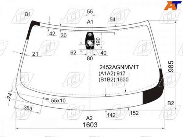 Стекло лобовое +дд в клей BMW X5 E70 10-13