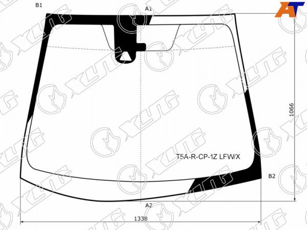 Стекло лобовое (Камера) Honda Fit 13-20  / Shuttle 15-19