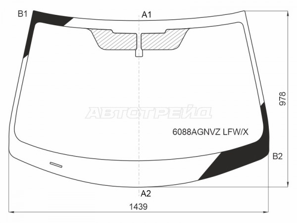 Стекло лобовое Infiniti Q50 14-24