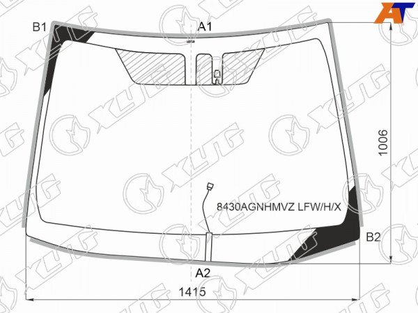 Стекло лобовое (Обогрев щеток / Датчик дождя / Молдинг) Toyota Corolla (E210) 18-  / Corolla USA 18-