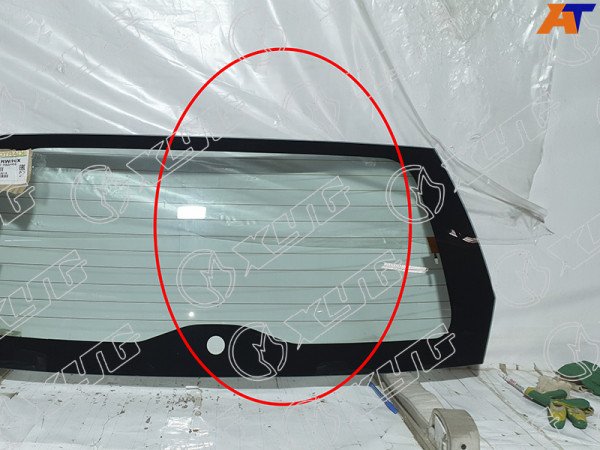 Стекло заднее с обогревом DAIHATSU YRV 00-05 (уценка на 50%)