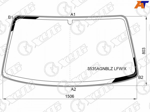 Стекло лобовое VOLKSWAGEN PASSAT B3 /B4 4 /5D 88-96