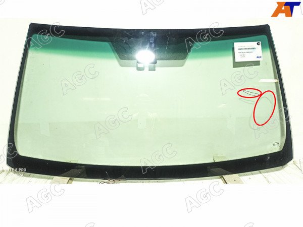 Стекло лобовое с обогревом щеток + дд TOYOTA LAND CRUISER PRADO /LEXUS GX460 09- (уценка на 25%)