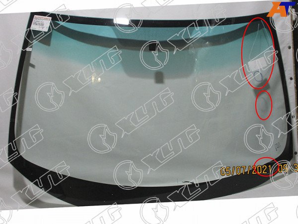 Стекло лобовое с обогревом щеток MITSUBISHI OUTLANDER XL CW#W 05-12 /PEUGEOT 4007 07-12 (уценка на 50%)