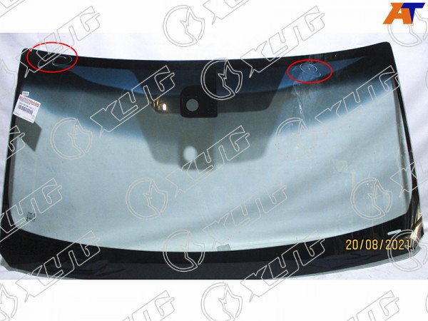Стекло лобовое с обогревом щеток + дд NISSAN PATROL /INFINITI QX56 /80 10- (уценка на 50%)
