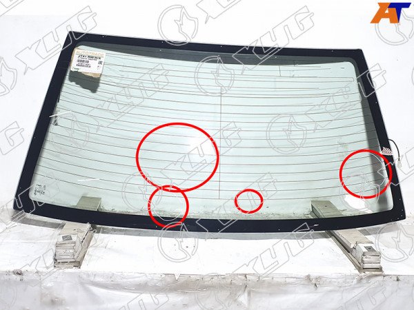 Стекло заднее с обогревом MITSUBISHI LANCER /CEDIA 4D SED 00-07 (уценка на 50%)