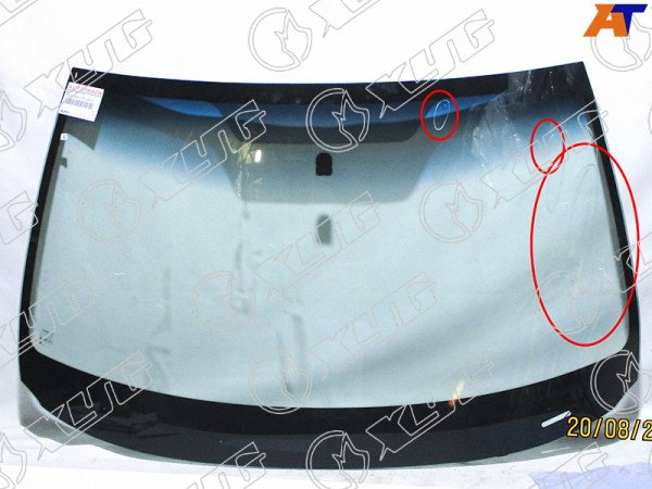 Стекло лобовое с обогревом щеток SUBARU FORESTER RHD 08-13 (уценка на 50%)
