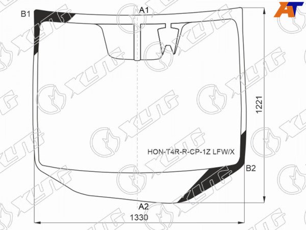 Стекло лобовое (Камера / Молдинг) Honda Jade 15-18