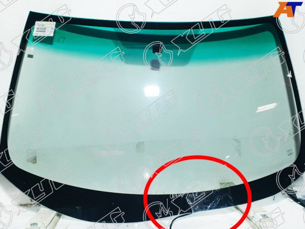 Стекло лобовое с обогревом щеток MITSUBISHI OUTLANDER XL CW#W 05-12 /PEUGEOT 4007 07-12 (уценка на 50