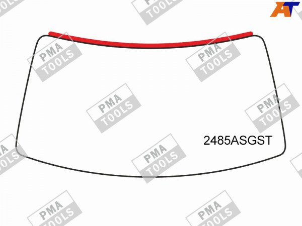 Молдинг лобового стекла BMW 5-SERIES G30 /G31 4 /5D 17-