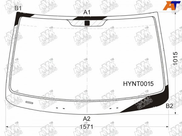 Стекло лобовое HYUNDAI H1-STAREX /GRAND STAREX /I800 07-