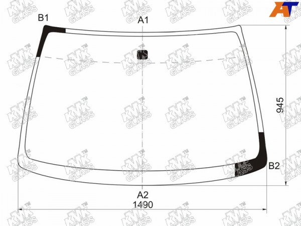 Стекло лобовое NISSAN CEFIRO A33 98-03 /NISSAN MAXIMA 98-06