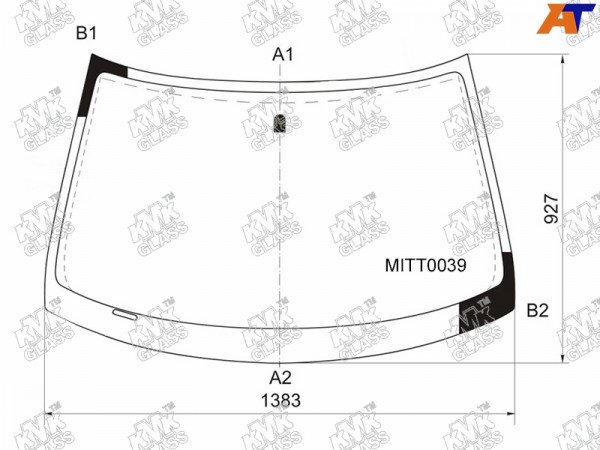 Стекло лобовое MITSUBISHI AIRTREK /OUTLANDER CU#W 01-08