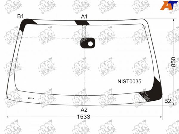 Стекло лобовое + дд NISSAN PATHFINDER 04-14 /NAVARA 05-15