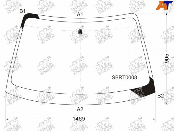 Стекло лобовое SUBARU IMPREZA 4D 00-07