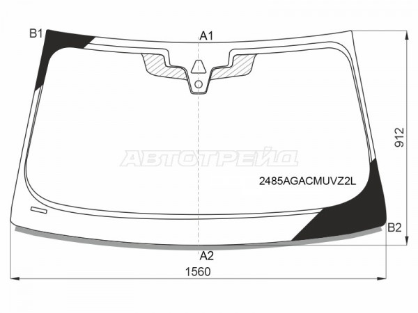 Стекло лобовое (Камера / Датчик дождя / Проекция / Молдинг) BMW 5-Series 16-24  / M5 20-