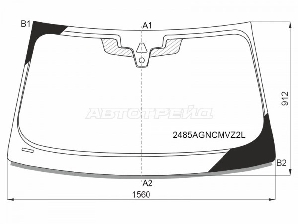 Стекло лобовое (Камера / Датчик дождя / Молдинг) BMW 5-Series 20-24  / M5 17-20